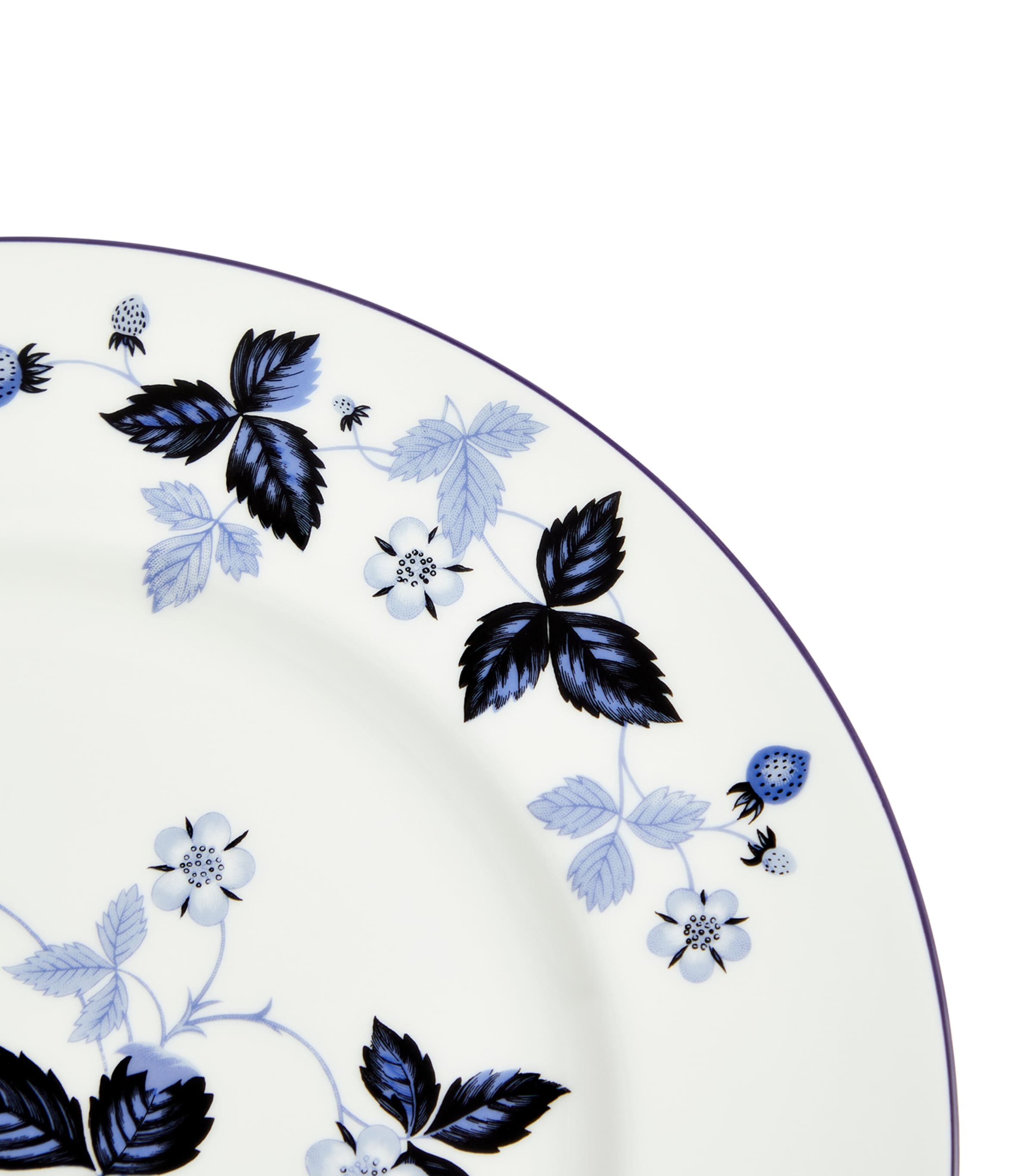 Wild Strawberry Inky Blue Dinner Plate (27cm) MULTI Image 3