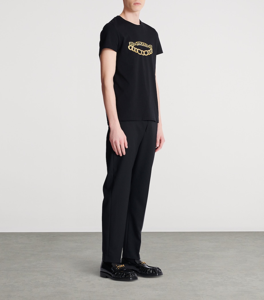 Chain Print T-Shirt EAD NOIR/OR Image 2