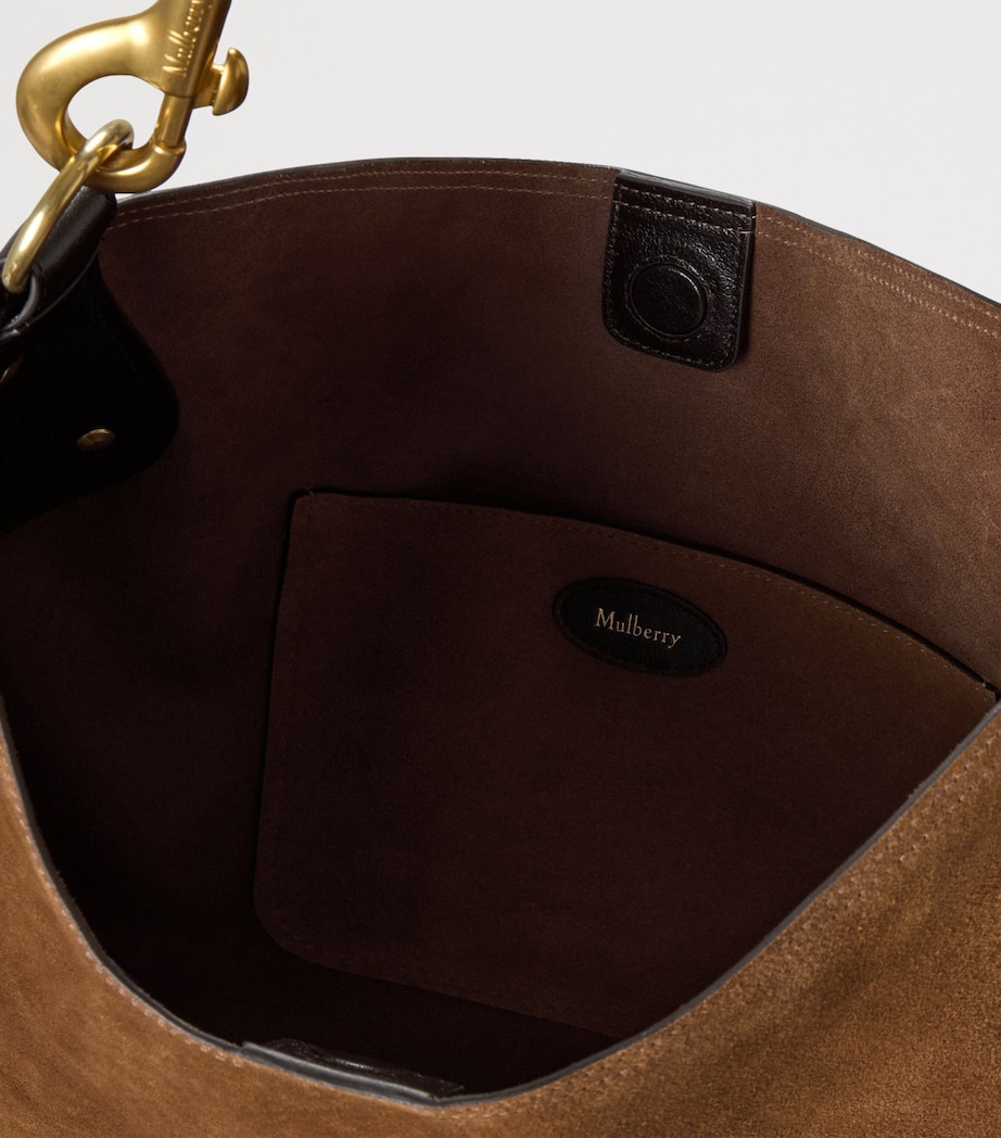 Suede Hackney Shoulder Bag VINTAGE OAK Image 4