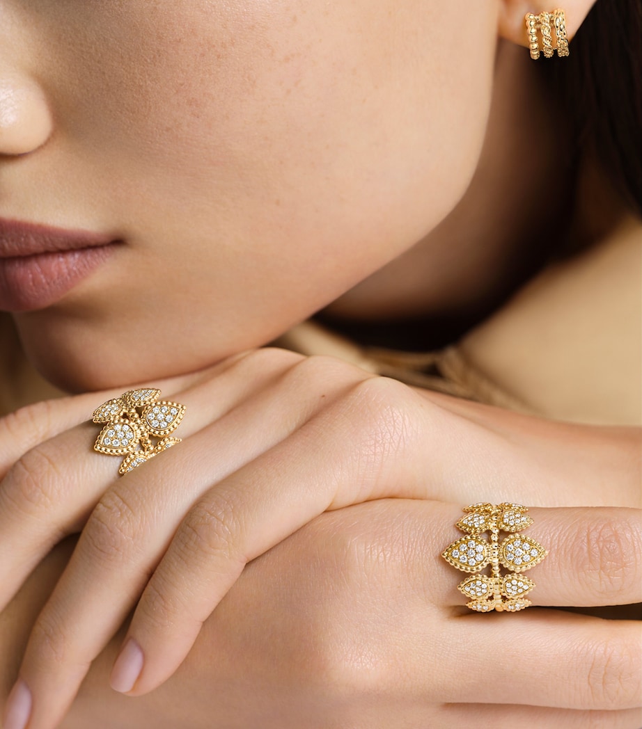 Yellow Gold and Diamond Serpent Bohème Ring YELLOW GOLD Image 2