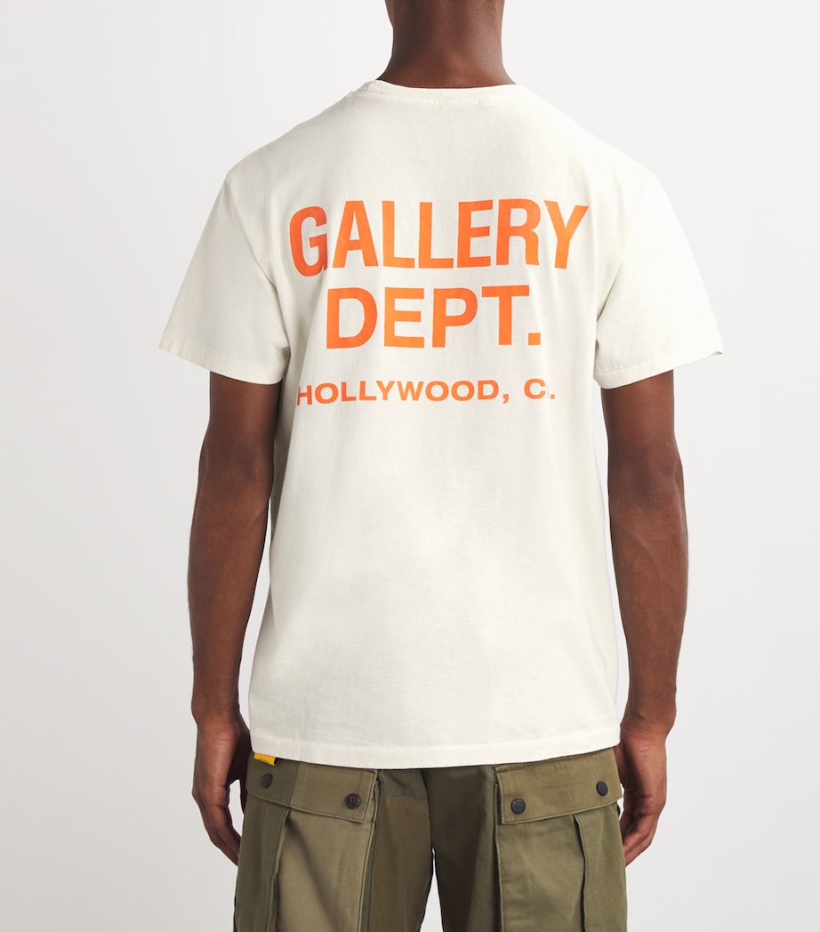 Cotton Logo T-Shirt CREAM Image 4