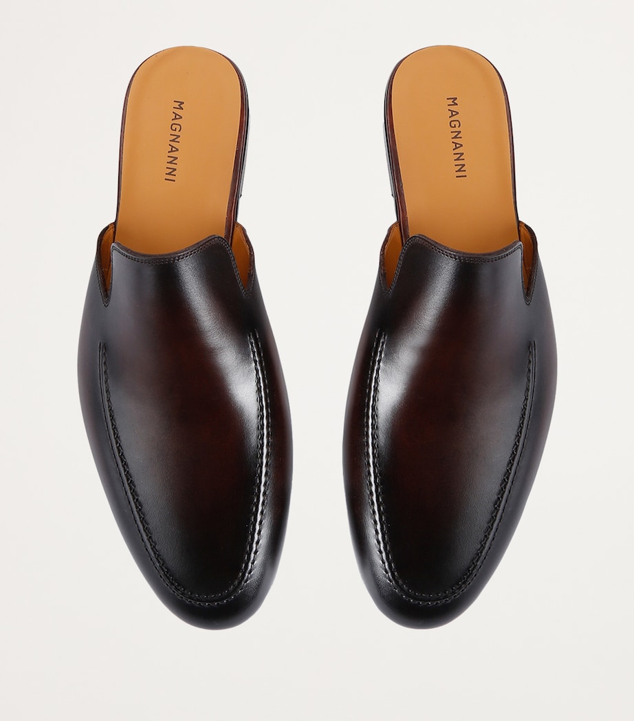 Leather Suela Mules DARK BROWN Image 4