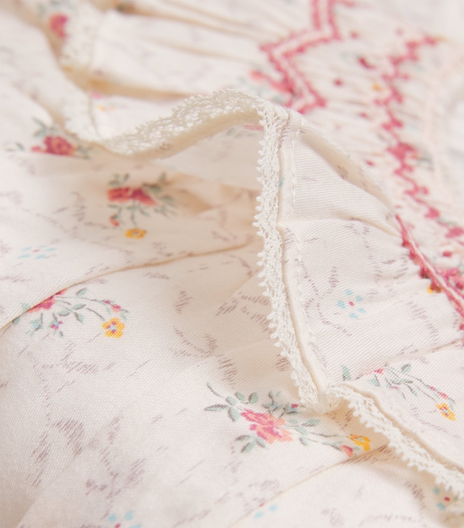 Floral Print Smock Dress (1-24 Months) 13NACRE Image 3