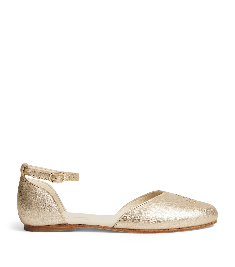 Bonpoint Leather Felyne Ballet Flats Or Image 1