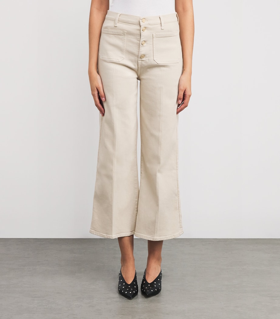 Ultra High Rise Cropped Jo Jeans U71A4 CREME Image 3