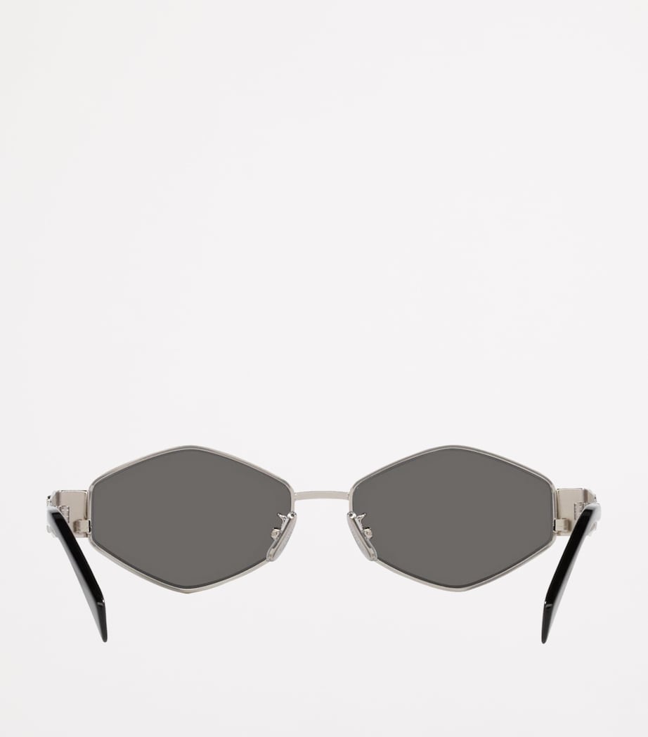 Celine Womens Metal Triomphe Geometric Sunglasses Image 4
