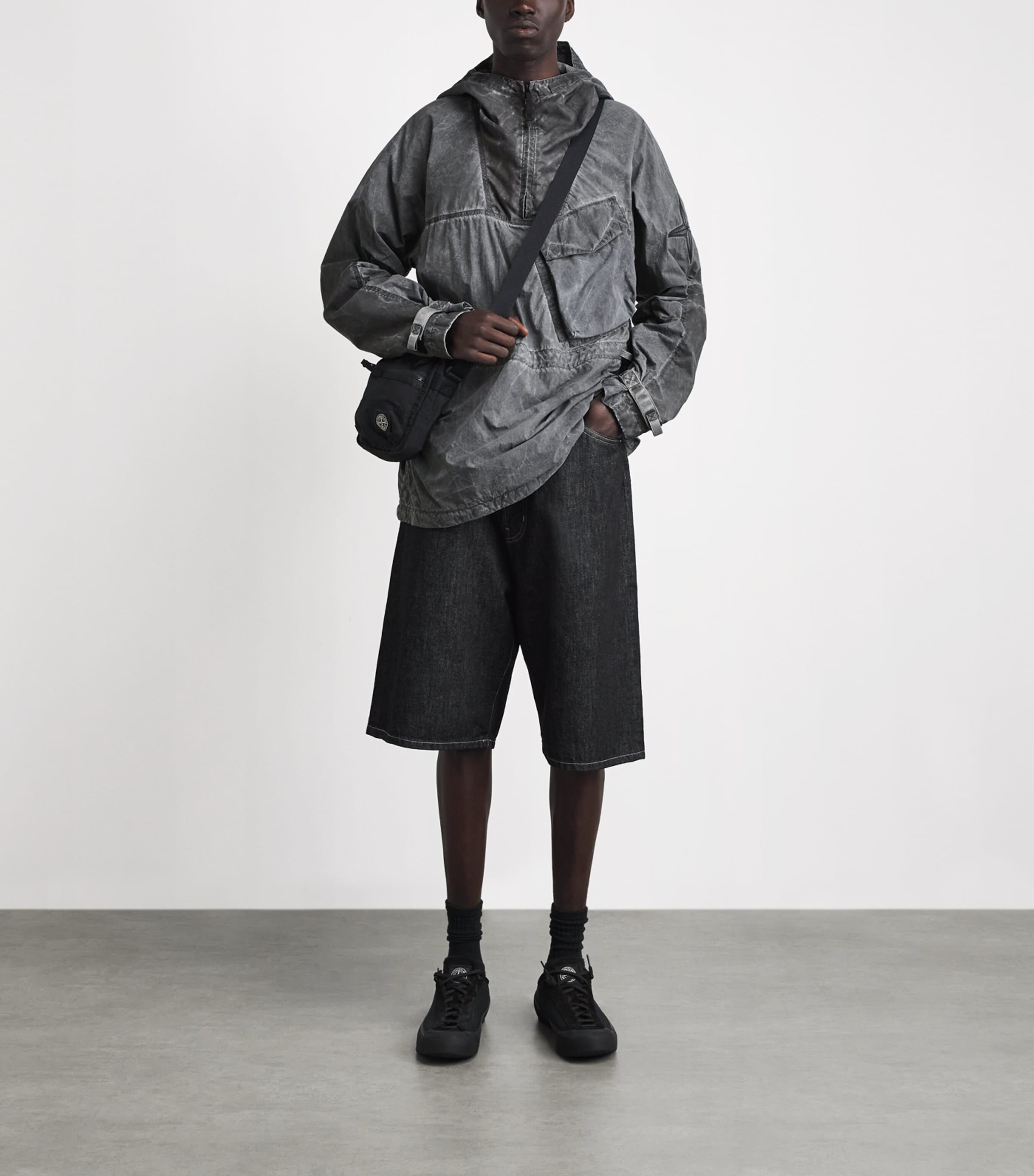 Stone Island Mens Smerigliato Nylon Overshirt Image 2