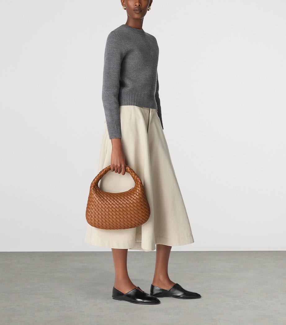 Small Intrecciato Leather Veneta Shoulder Bag 2599 Image 5