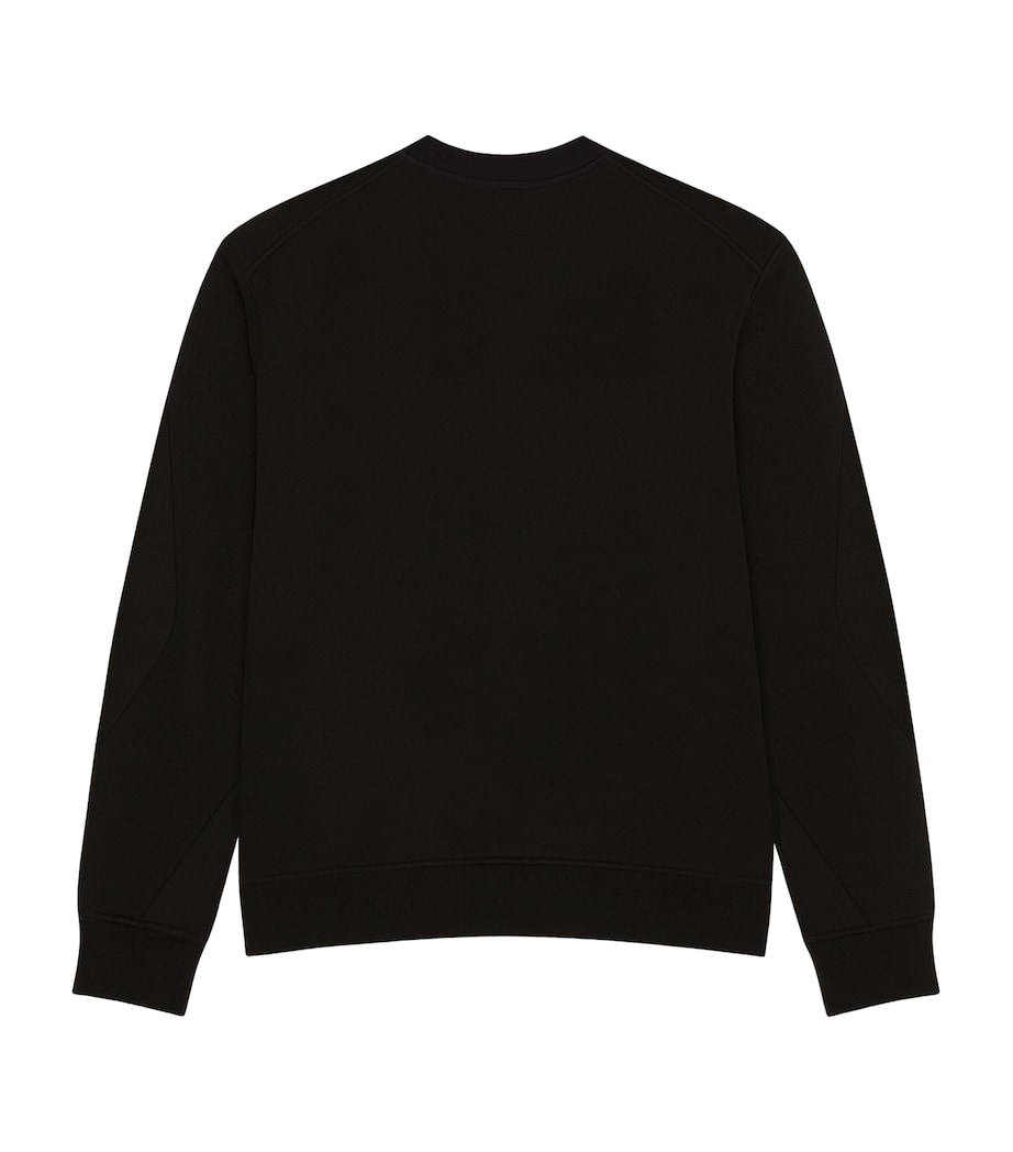 Cotton Logo Sweatshirt BLACK Image 3
