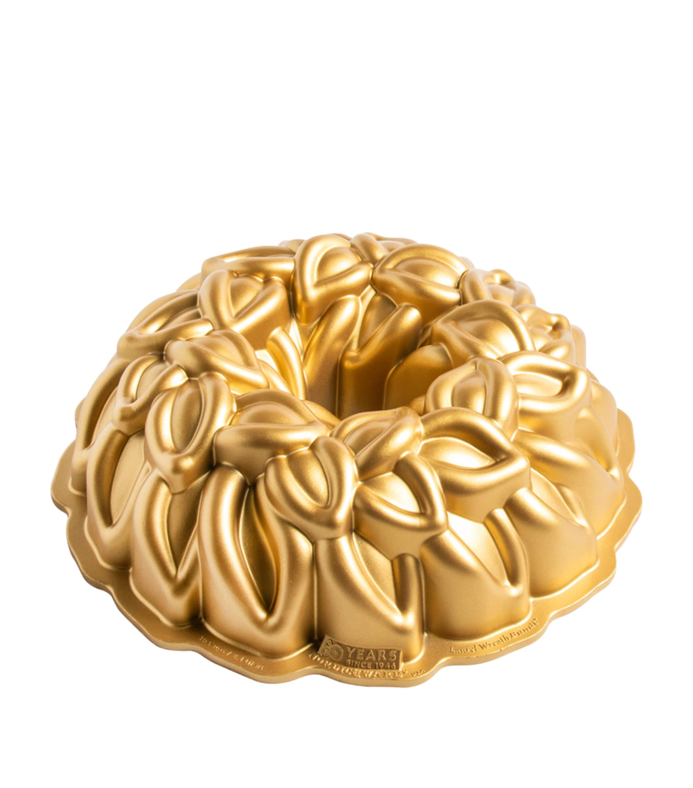 Nordic Ware Laurel Wreath Bundt Pan Gold Image 1