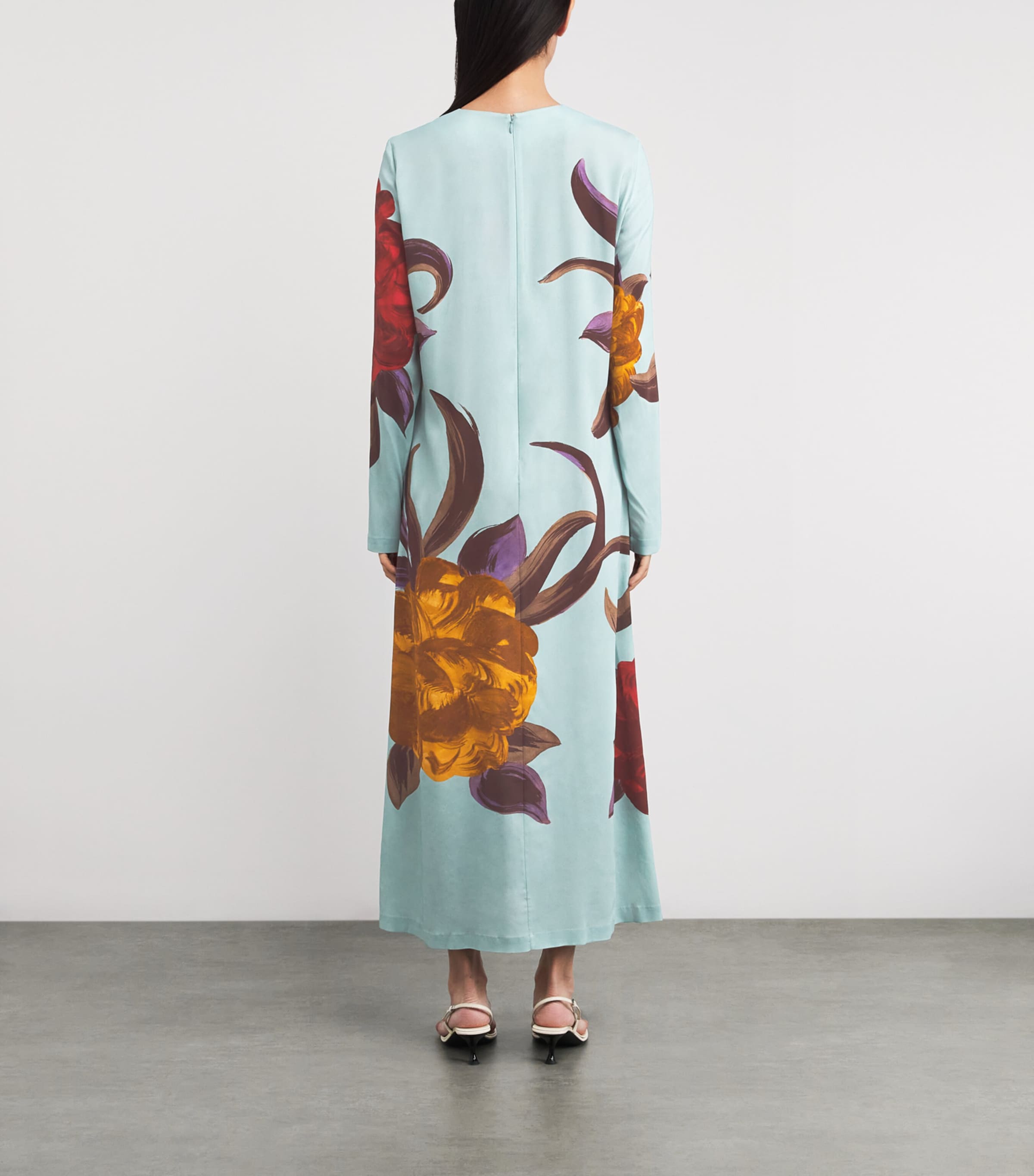 Sablé Peony Placée Midi Dress BU01PEONY PLACEE Image 3