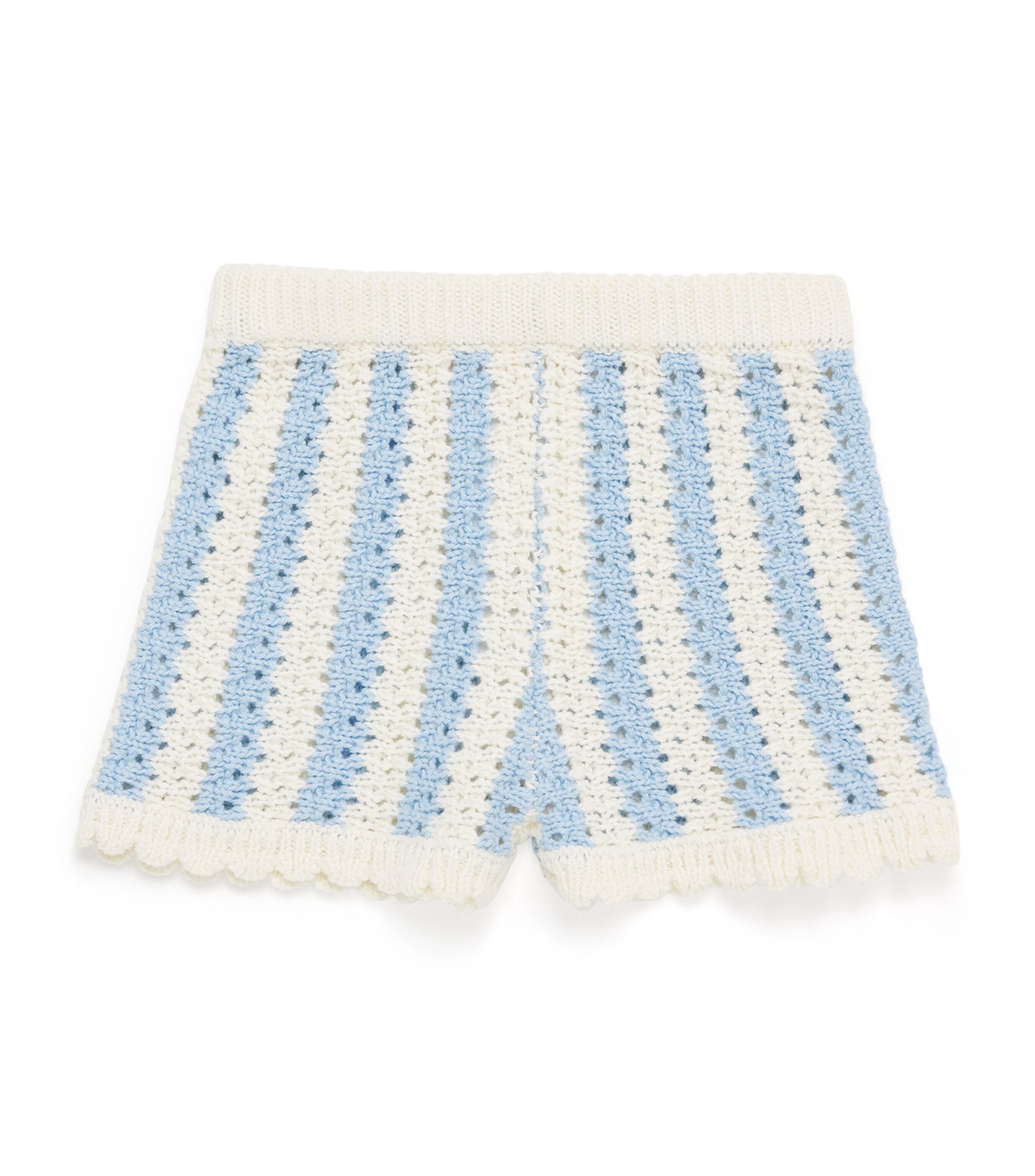 Cotton Stripe Mekylane Bloomers (5-10 Years) BLUE STRIPES Image 1