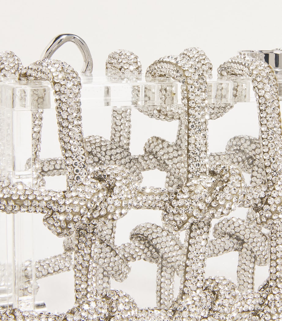 Rhinestone Bess Shoulder Bag 000 CLEAR Image 6