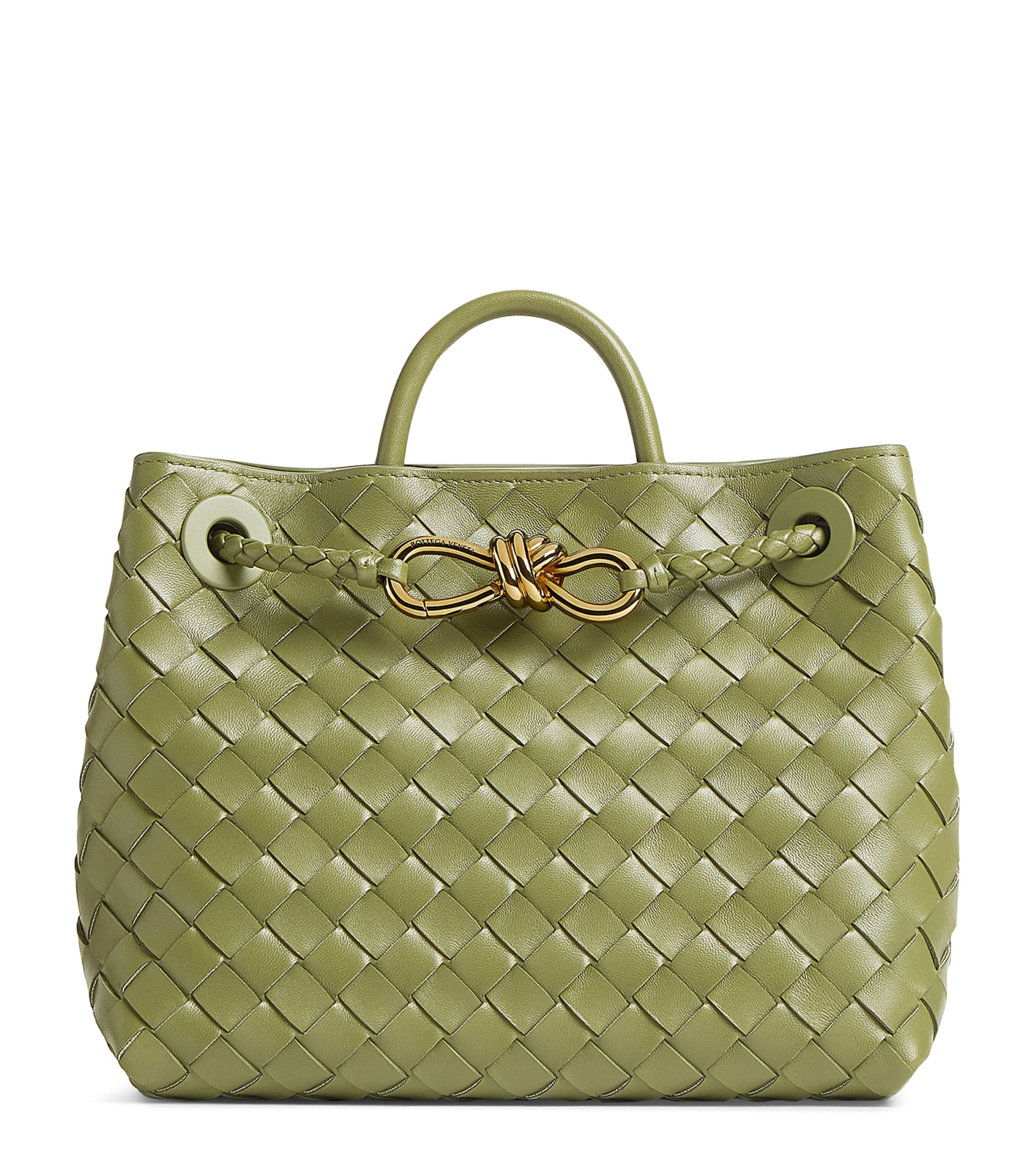 Bottega Veneta Small Lambskin Andiamo Shoulder Bag Image 1