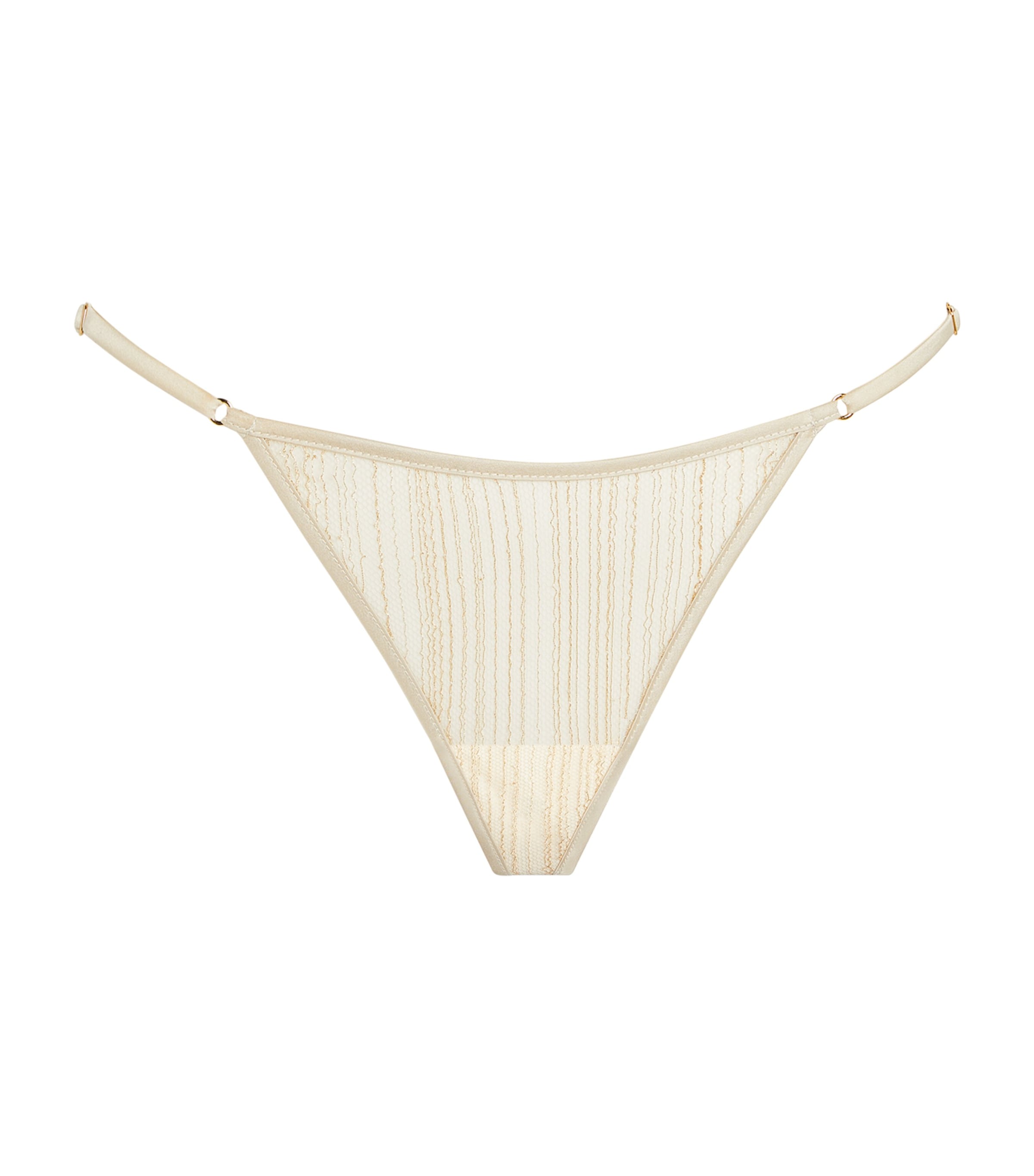 KIKI DE MONTPARNASSE SILK FORGET ME NOT THONG 