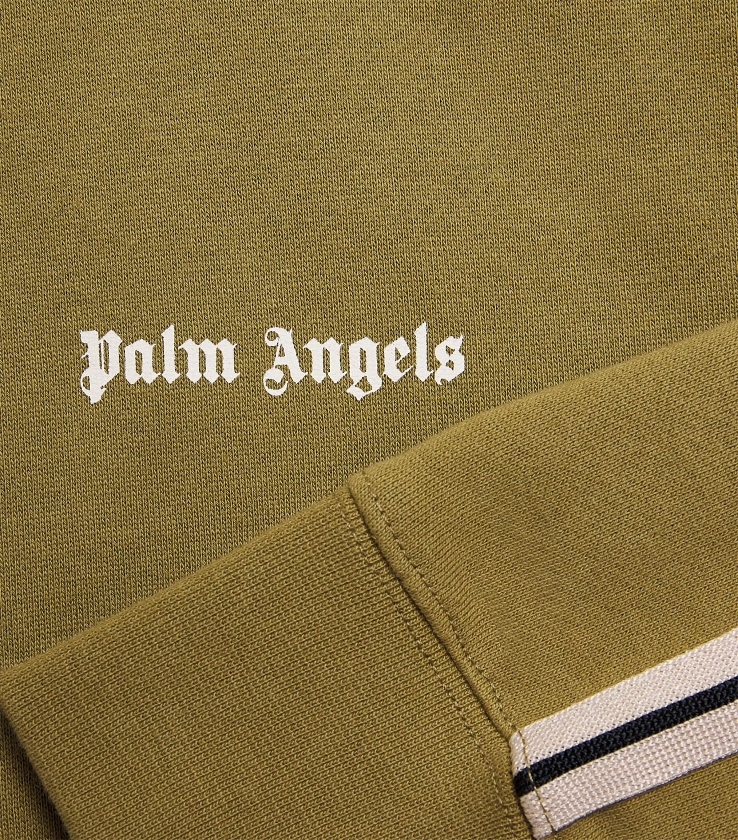 Palm Angels Kids Logo Sweatshirt (4-12+ Years) Olive Drab Image 2