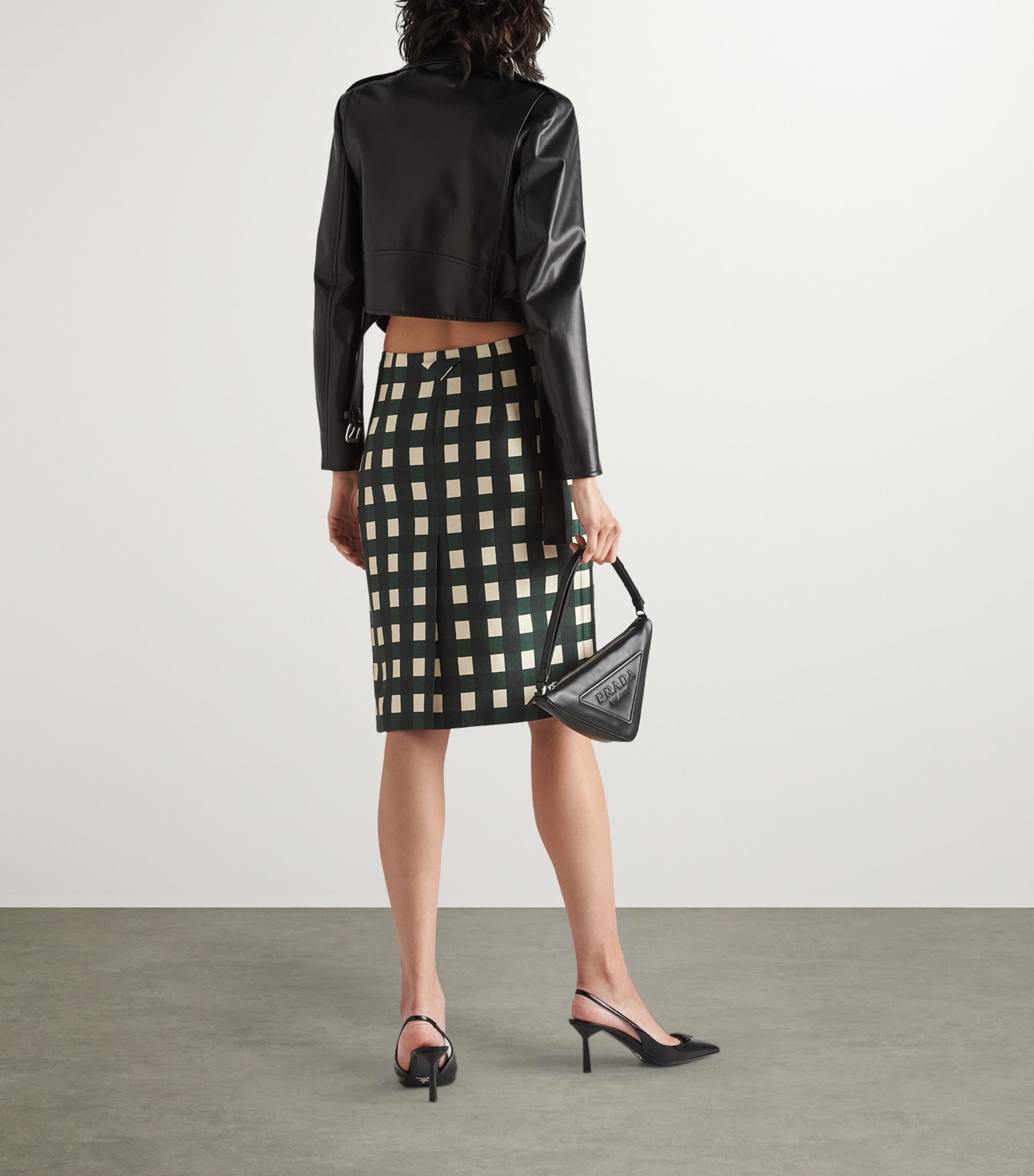 Leather Biker Jacket F0002 Image 4