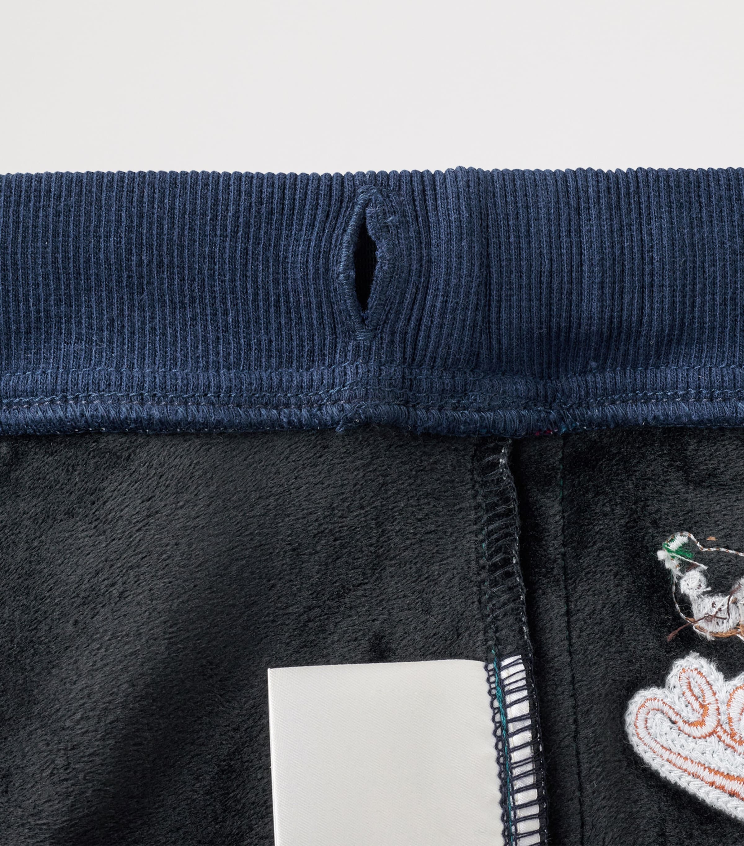 Miki House Denim-Effect Applique Sweatpants (1-5 Years) Image 3