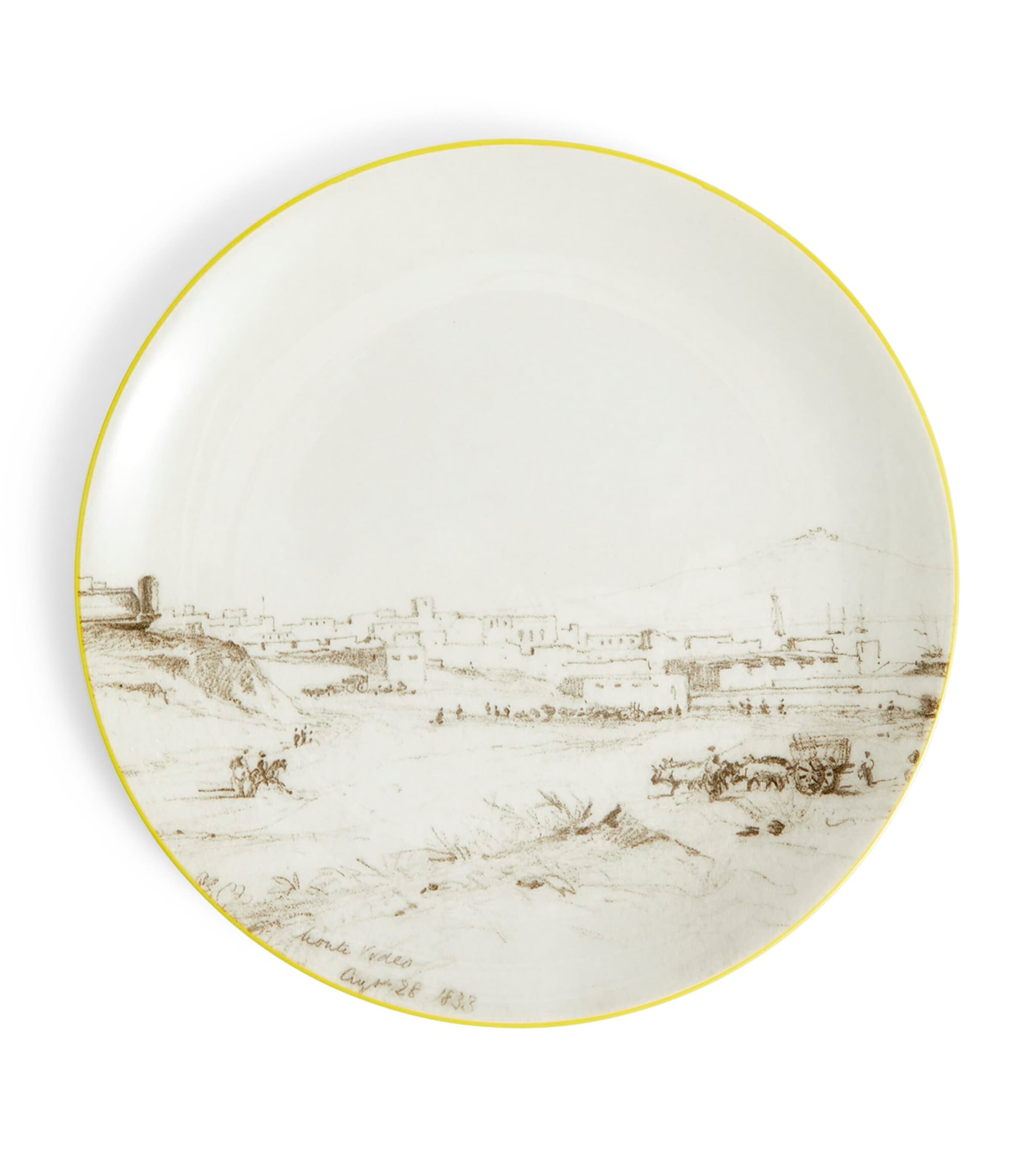 Set of 3 Voyage of the Beagle Uruguay Plates, Teacups and Saucers MULTI Image 5