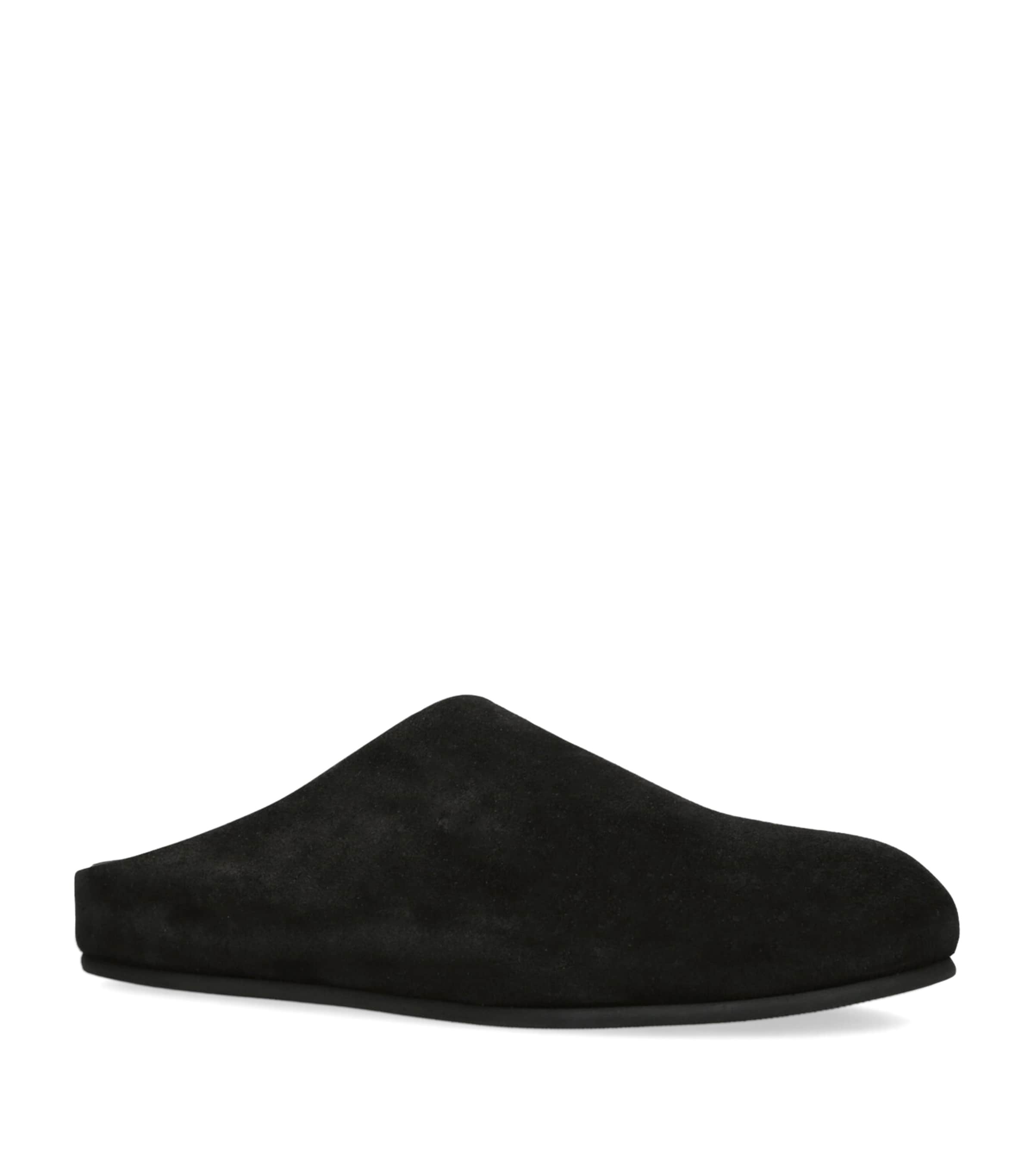 Hugo Suede Slides BLACK Image 3