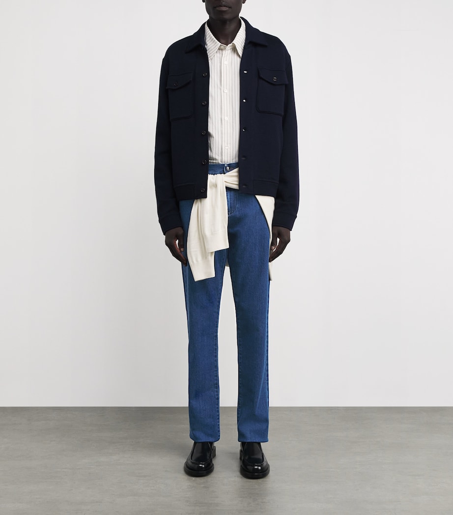 Canali Mens Straight-Fit Jeans Image 2