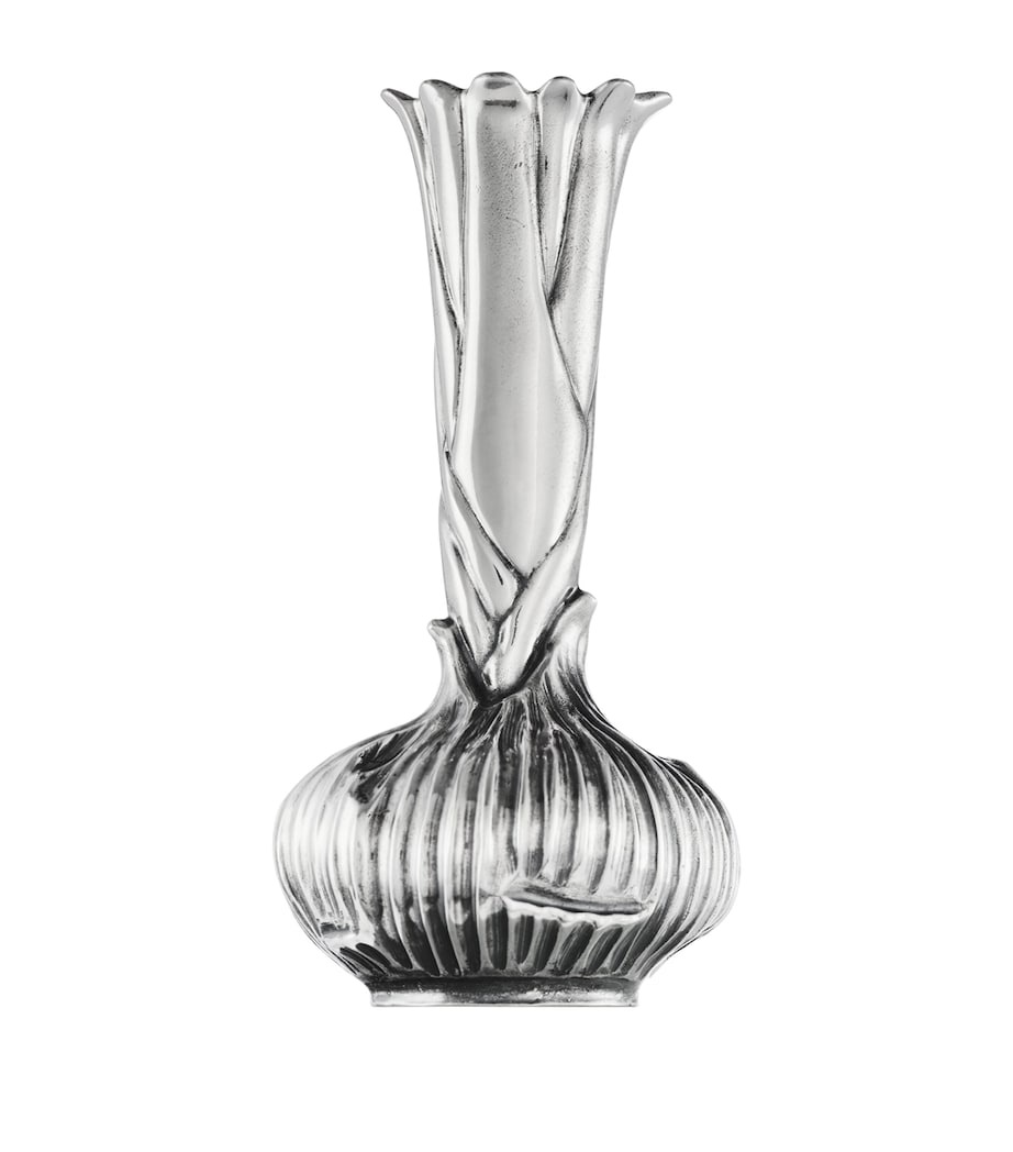 Silver-Plated Onion Vase (10.5cm) SILVER Image 1