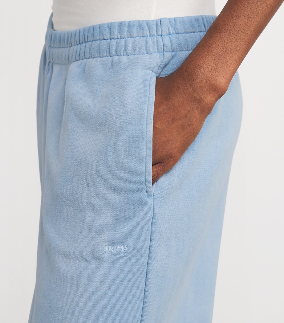 French Terry Low-Rise Sweatpants BLUE BELL Image 6