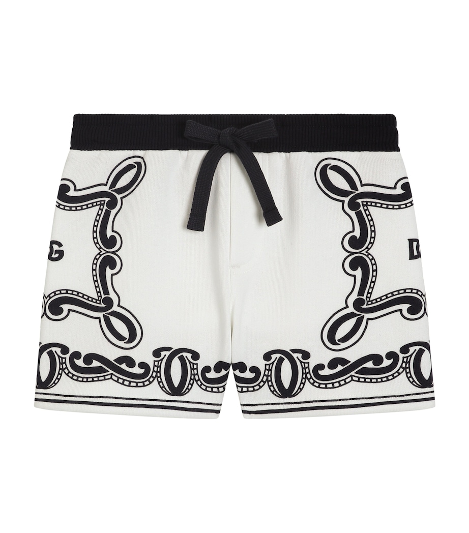 Bandana Print Sweatshorts (3-30 Months) HA9RB-BANDANA BL Image 1