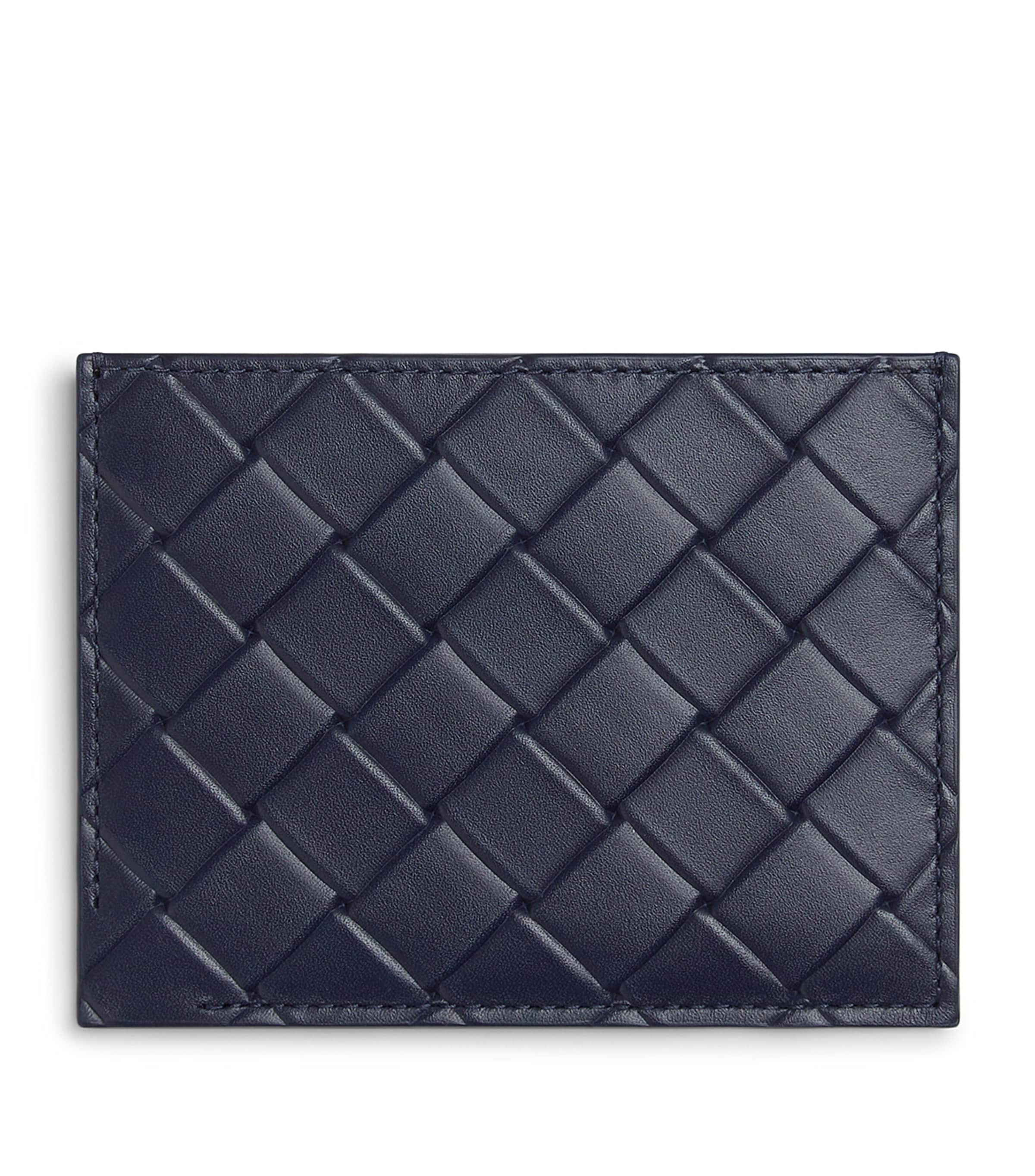 Leather Intrecciato Card Holder 4152 Image 1