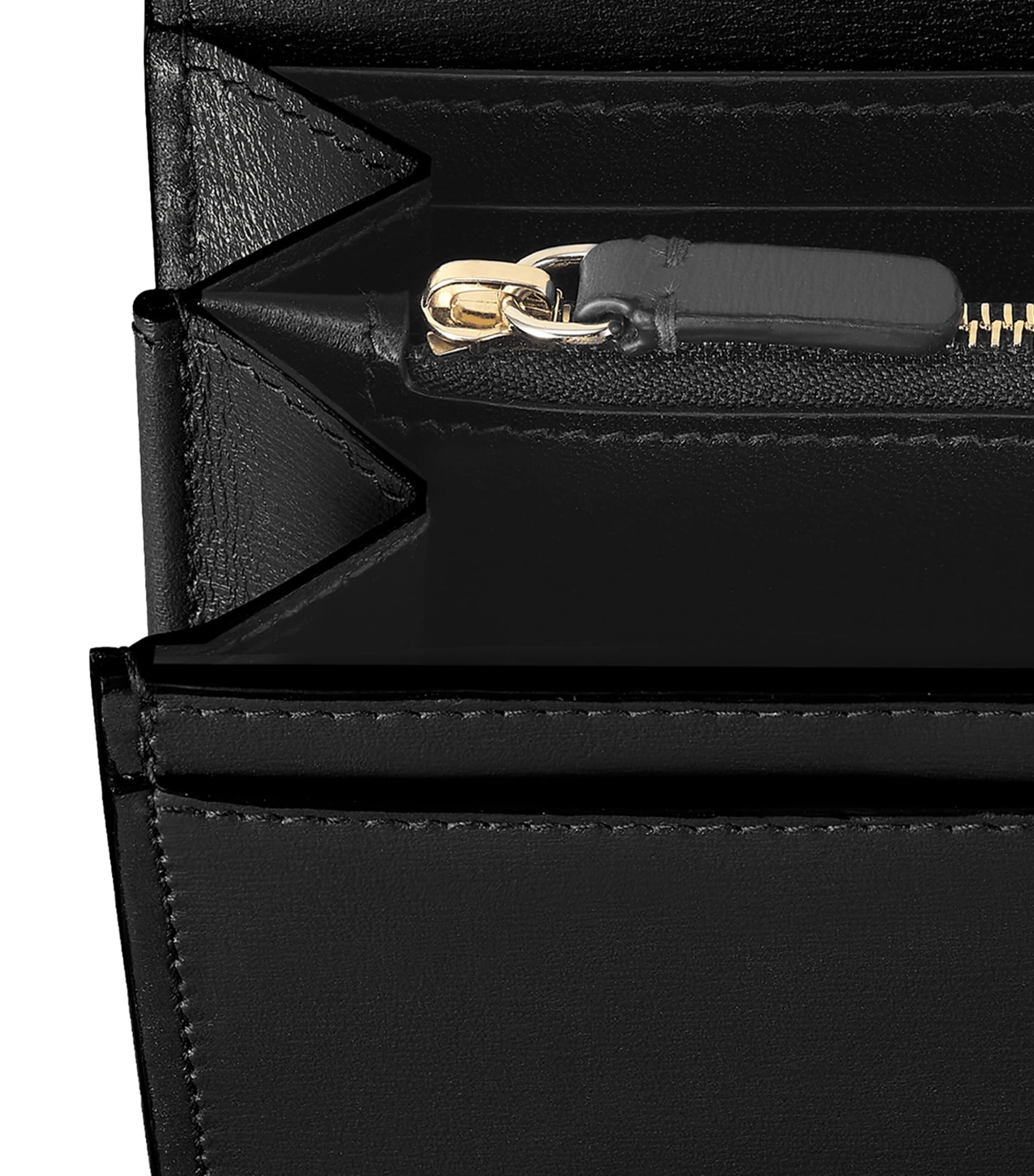 Calfskin Panthère de Cartier Wallet BLACK Image 6