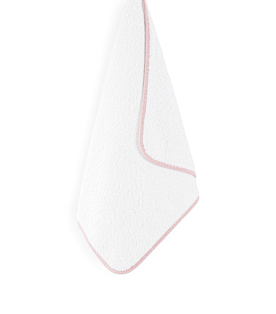 Egyptian Cotton Portobello Hand Towel (50cm x 100cm) WHITE/PEARL Image 3