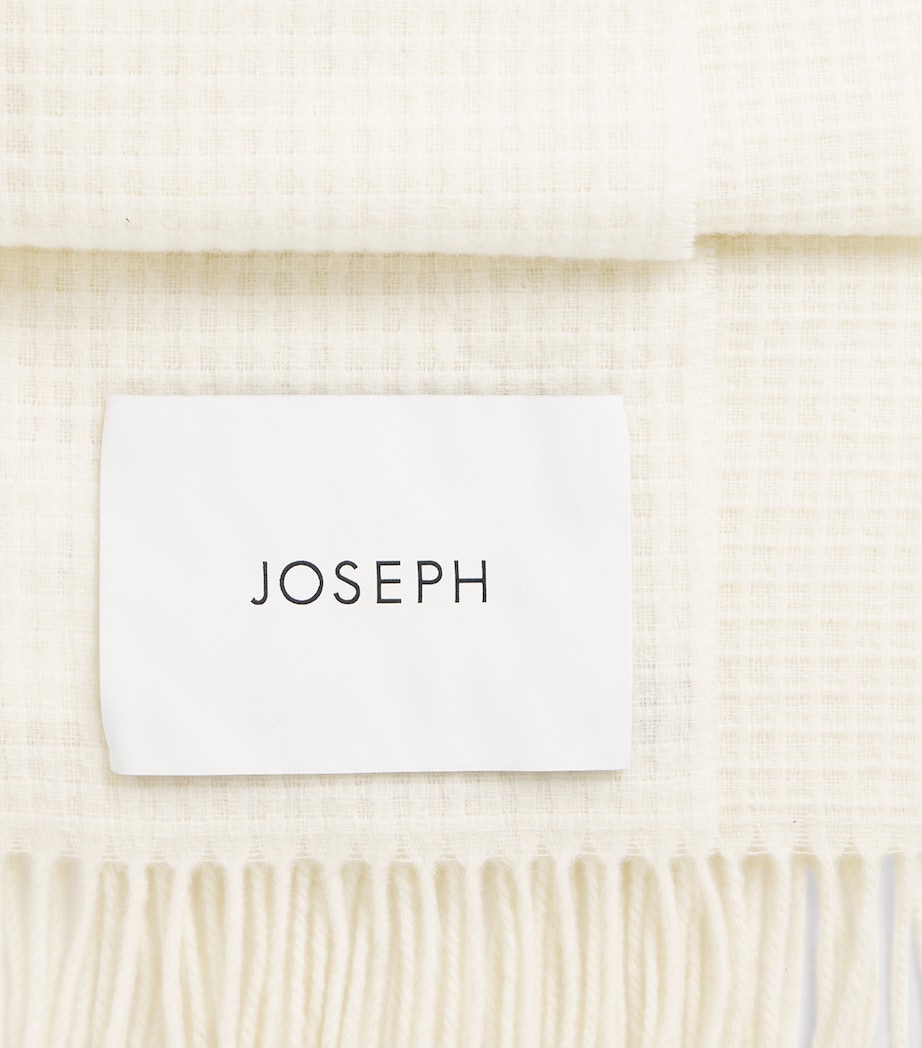 Wool Flora Waffle Scarf MARBLE Image 4