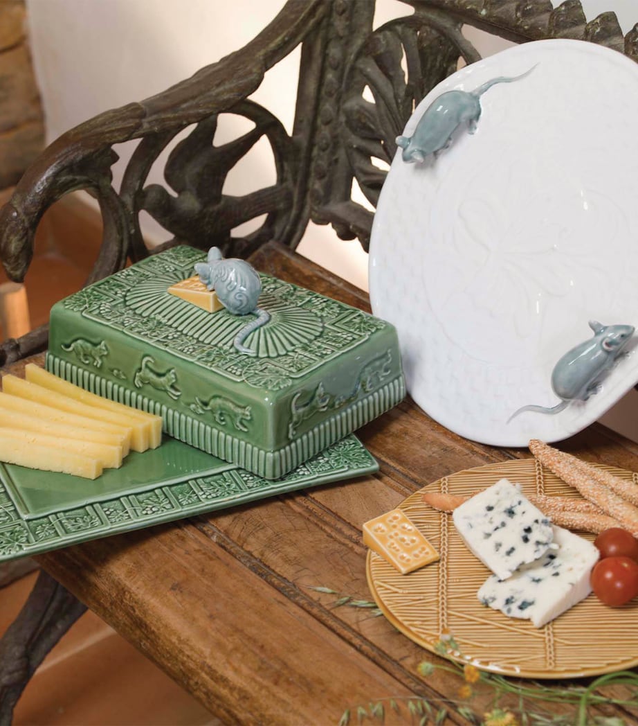 Cheese Plate with Lid (30.5cm) GREEN Image 2