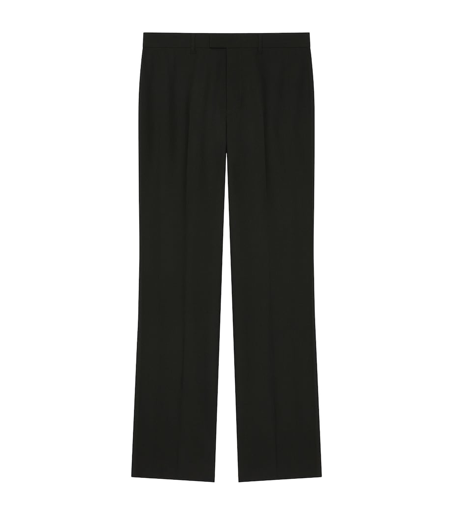 Givenchy Mens Wool-Mohair Tailored Trousers Image 1
