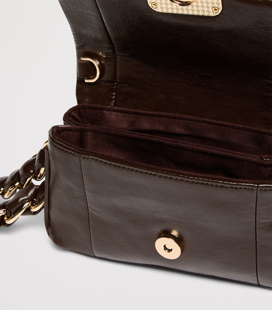 Marella Medium Le Muse Clutch Bag Dark Brown Image 4