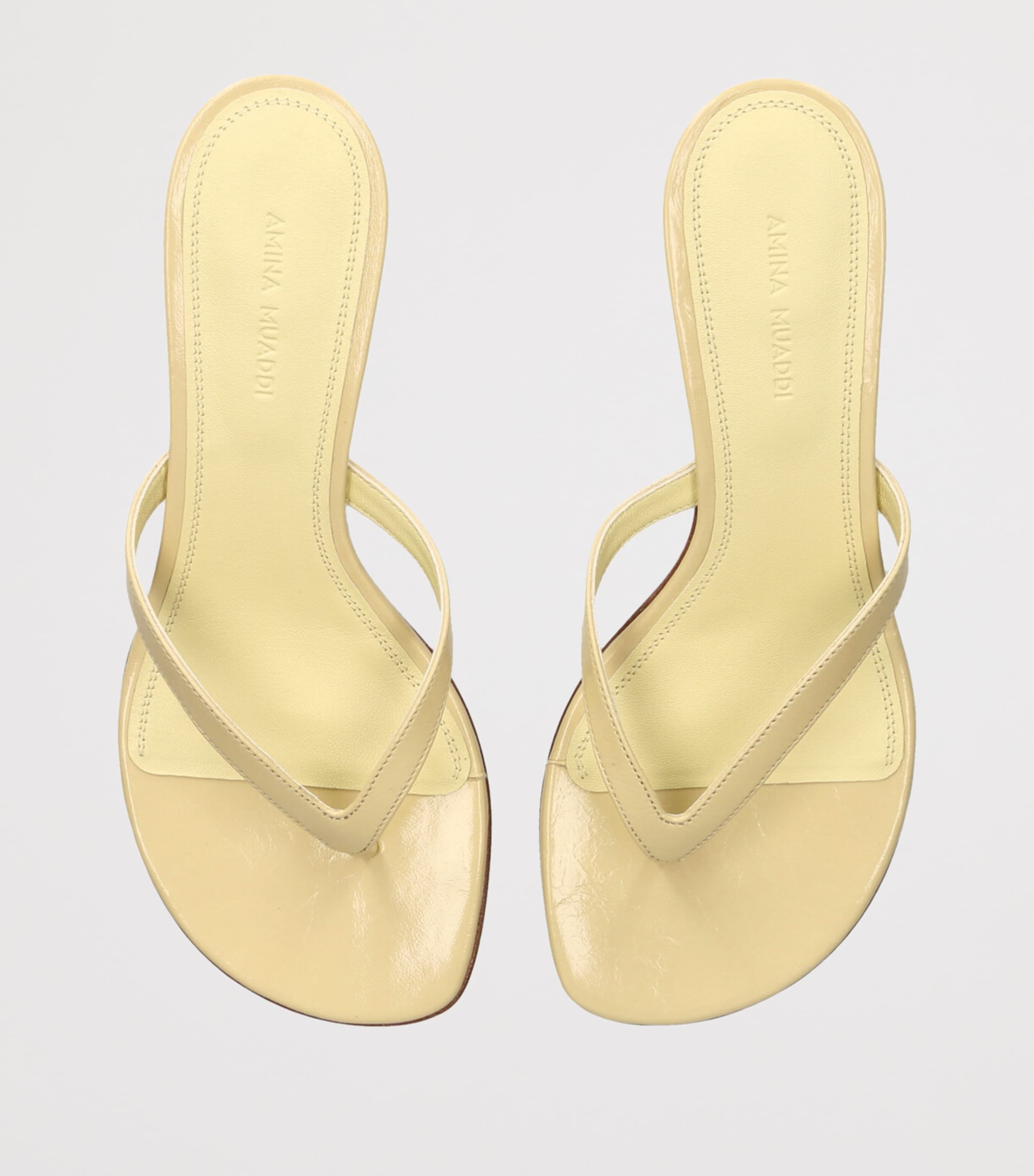 Amina Muaddi Patent Leather Juliette Sandals 45 | Harrods US