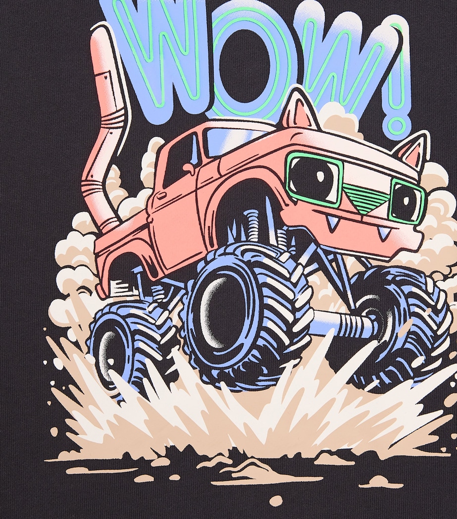 Cotton Graphic Sweatshirt (2-6 Years) DARK GREY Image 3