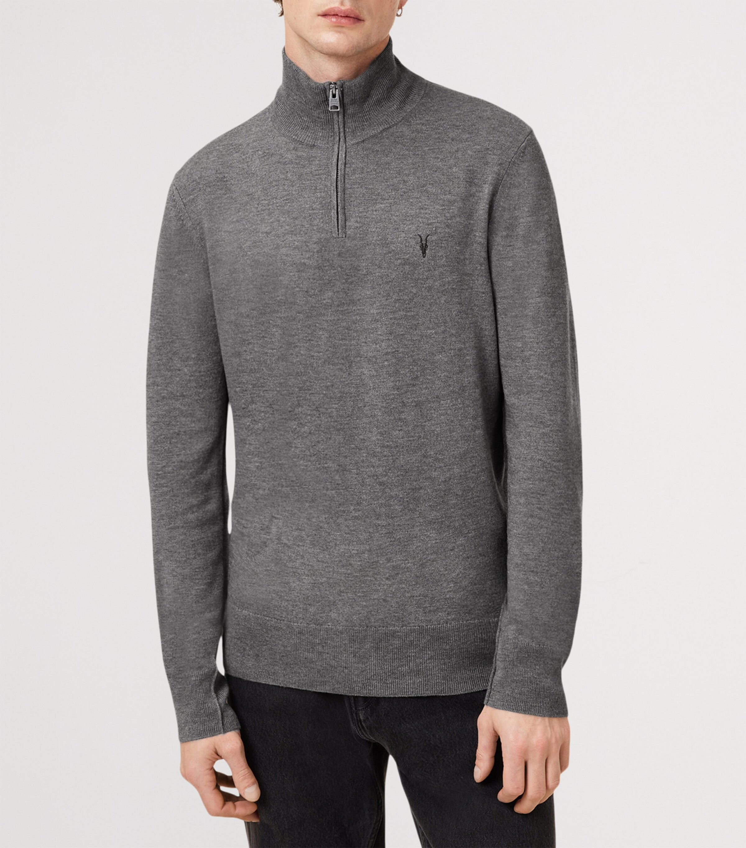 Kilburn Quarter-Zip Sweater MONUMENT GREY Image 3