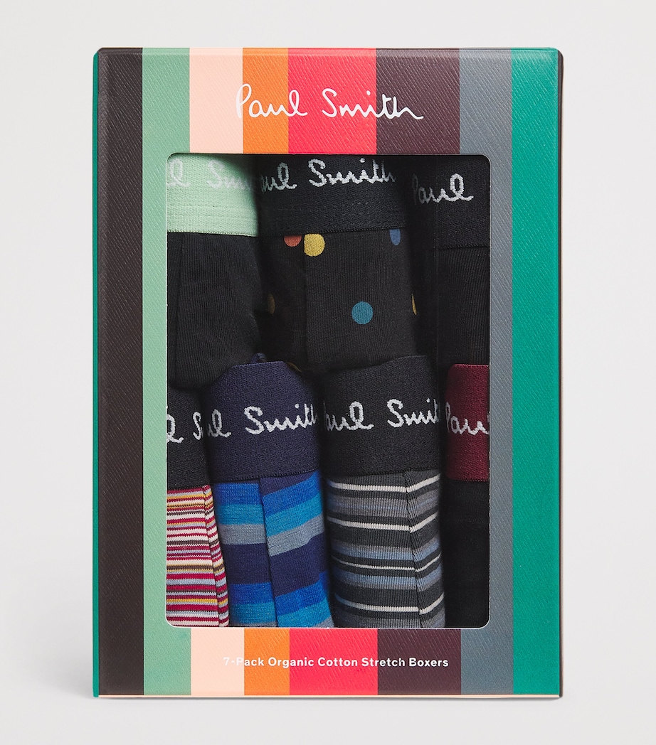 Stretch-Cotton Trunks (Pack of 7) 1A MUTICOLOUR Image 4