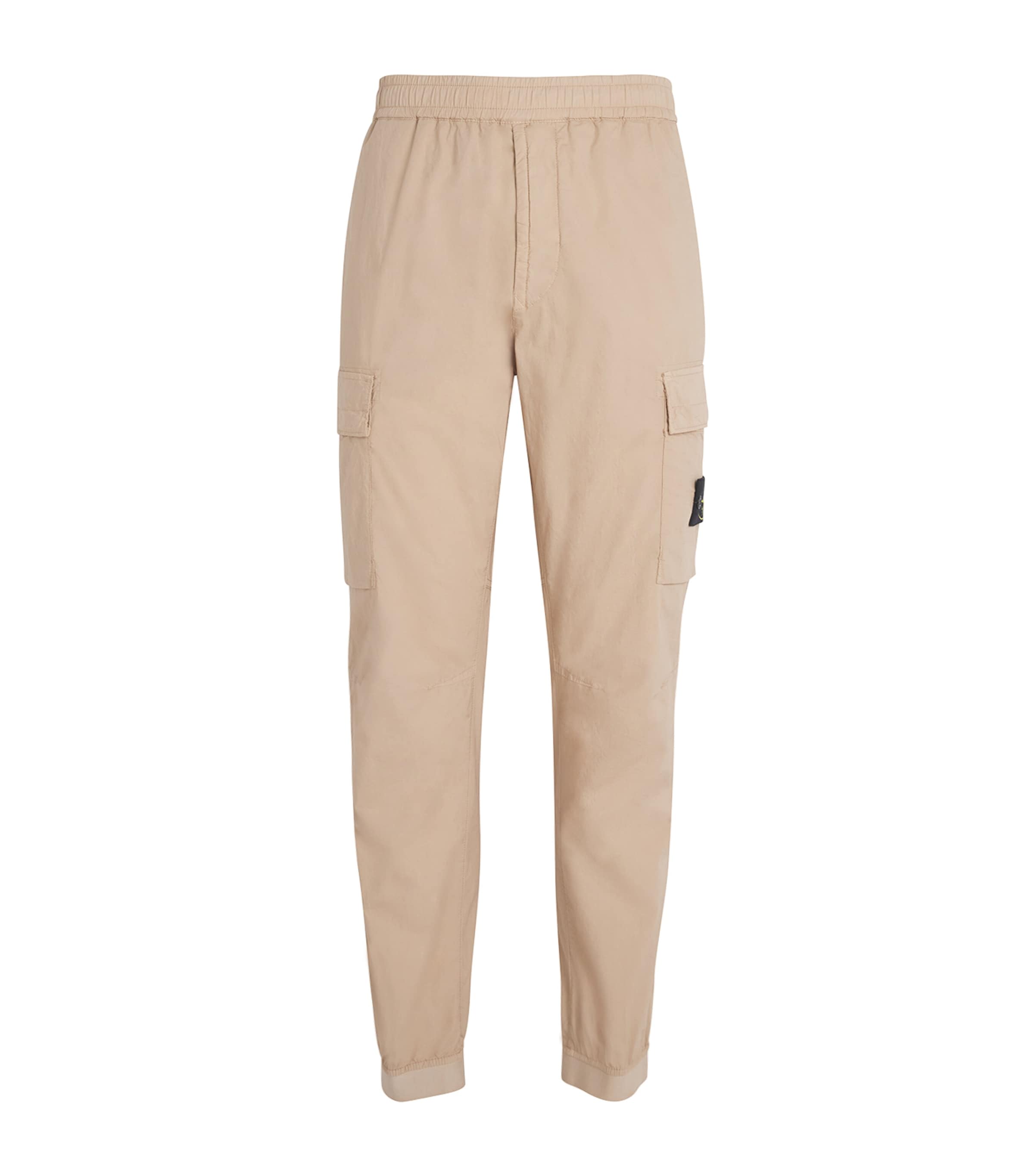 Stretch-Cotton Cargo Trousers V009A Image 1