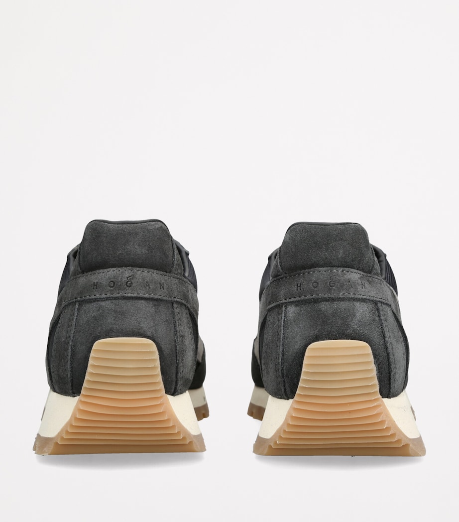 Suede Allacciato Sneakers BLUE/DARK Image 2