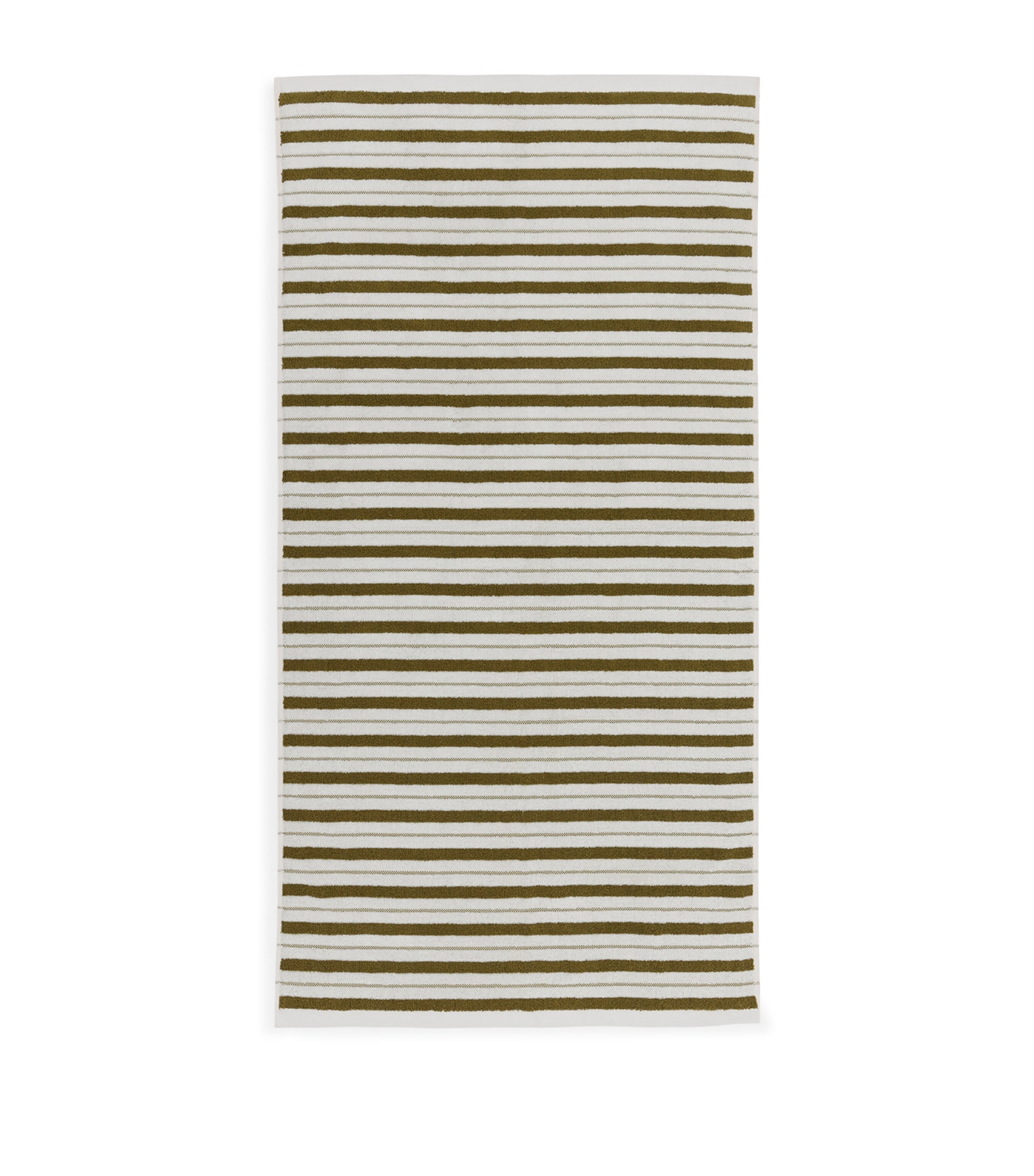 Organic Cotton Franklin Bath Towel (70cm x 140cm) CAPER / CHALK Image 2