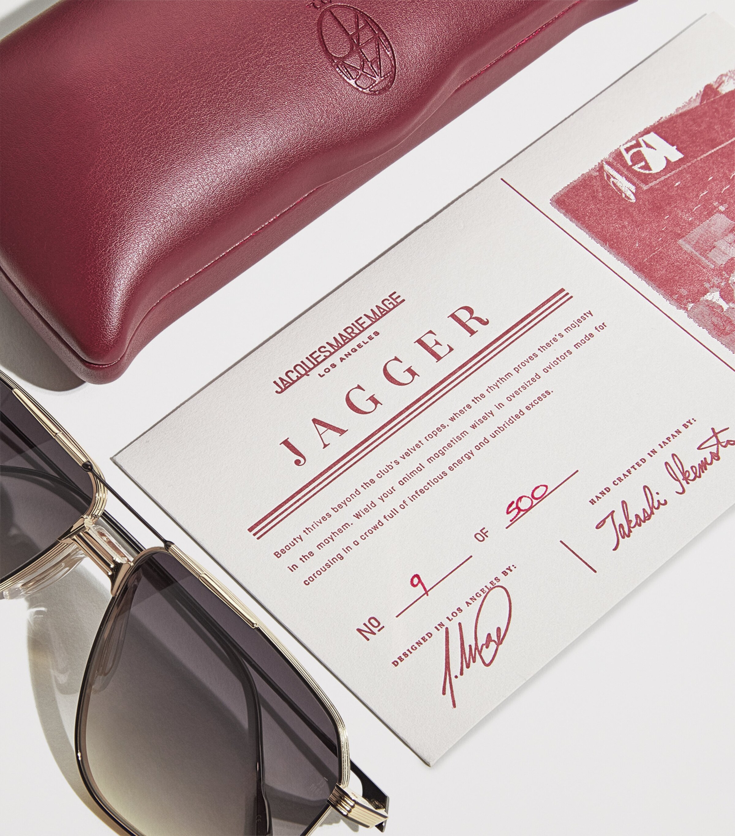 Titanium Jagger Aviator Sunglasses 17E-BNG Image 5