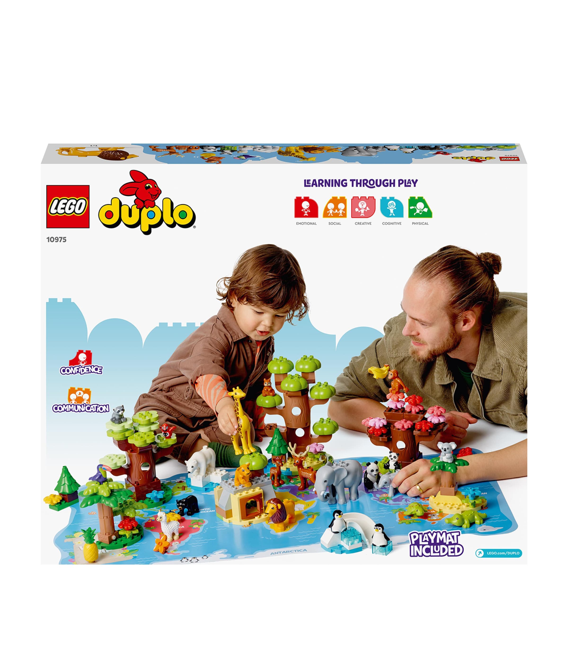 LEGO DUPLO Around the World 2-5歳　箱無し LEGO DUPLO Wild Animals: of the World Toy Animal Figures (10975)