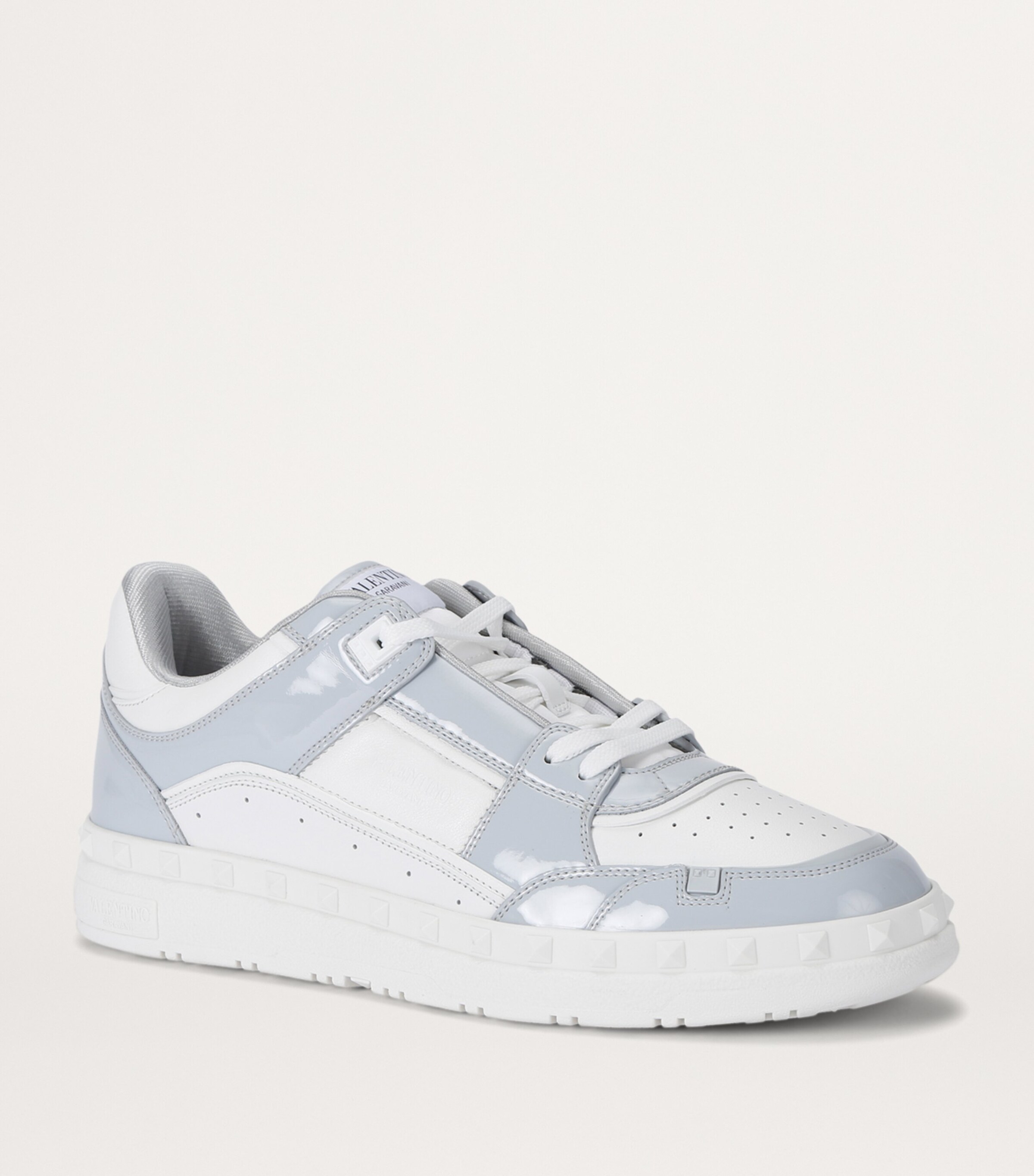 Valentino Garavani Leather Freedots Low-Top Sneakers White/oth Image 3