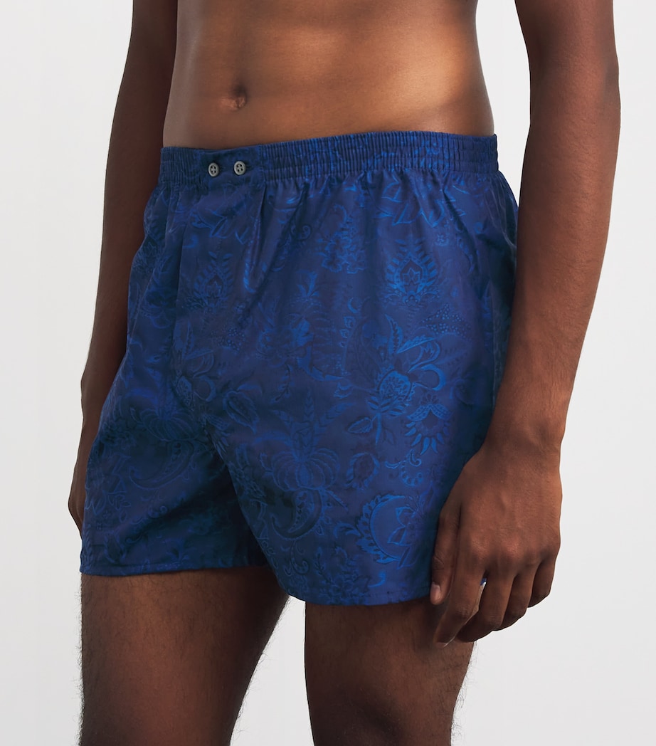 Cotton Traditional Boxers NAVY Image 2