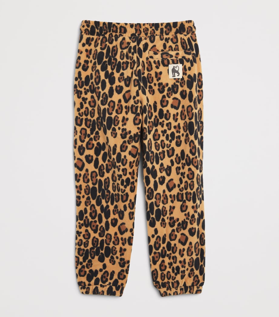 Fleece Leopard Trousers (3-11 Years) BEIGE Image 2