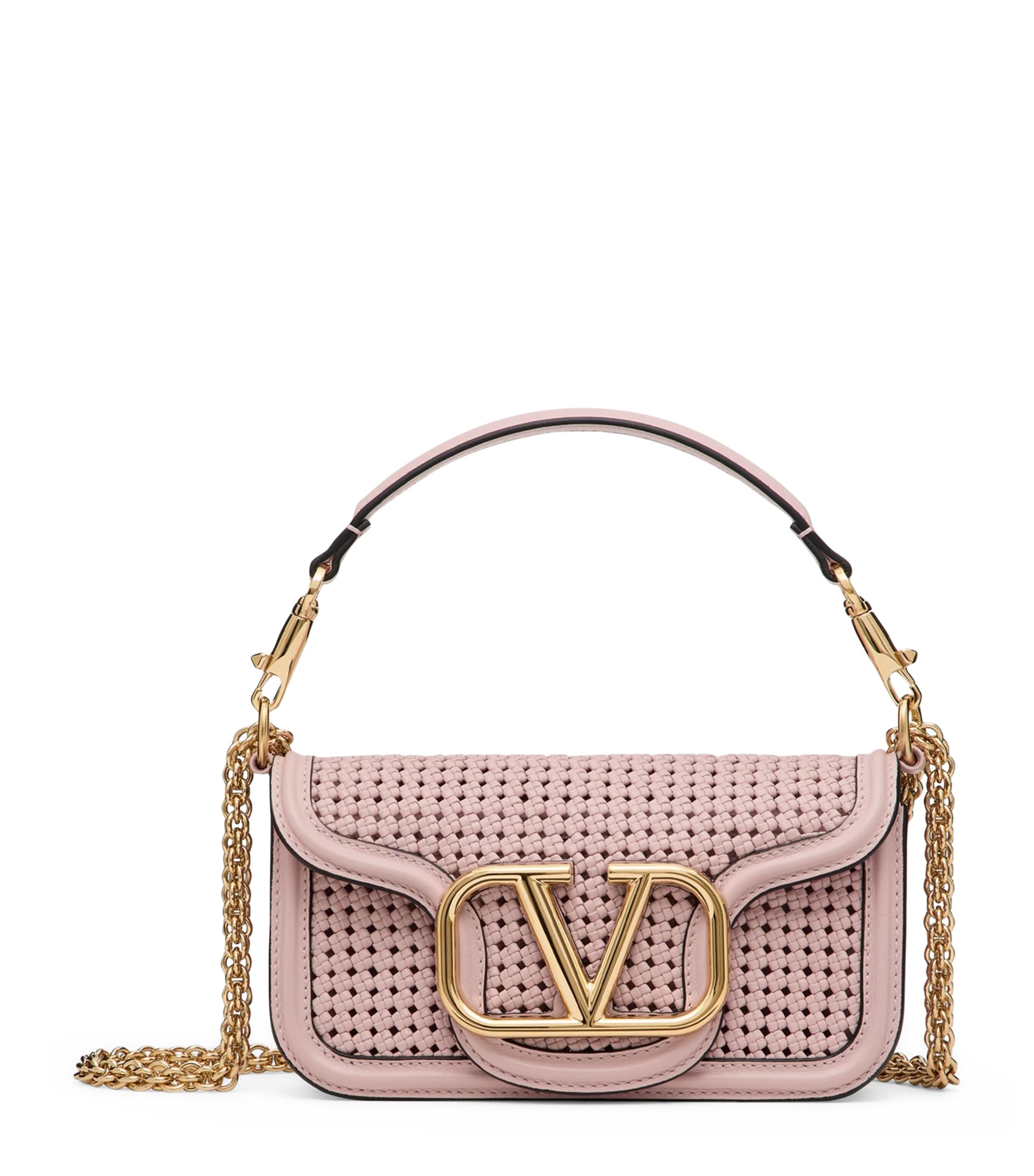 VALENTINO GARAVANI LEATHER LOCO SHOULDER BAG 