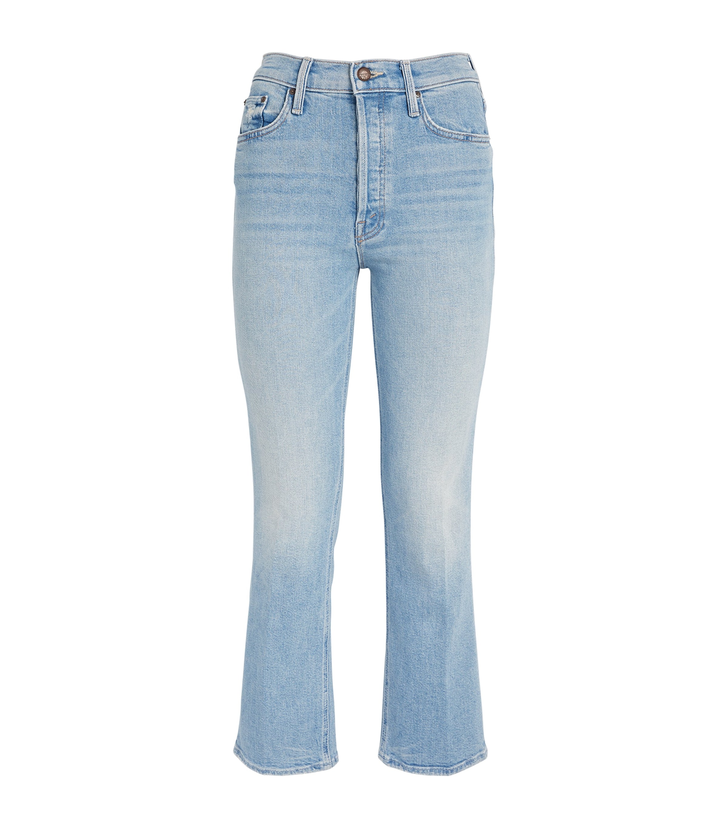 Shop Mother The Tripper Ankle Slim Jeans In Blue