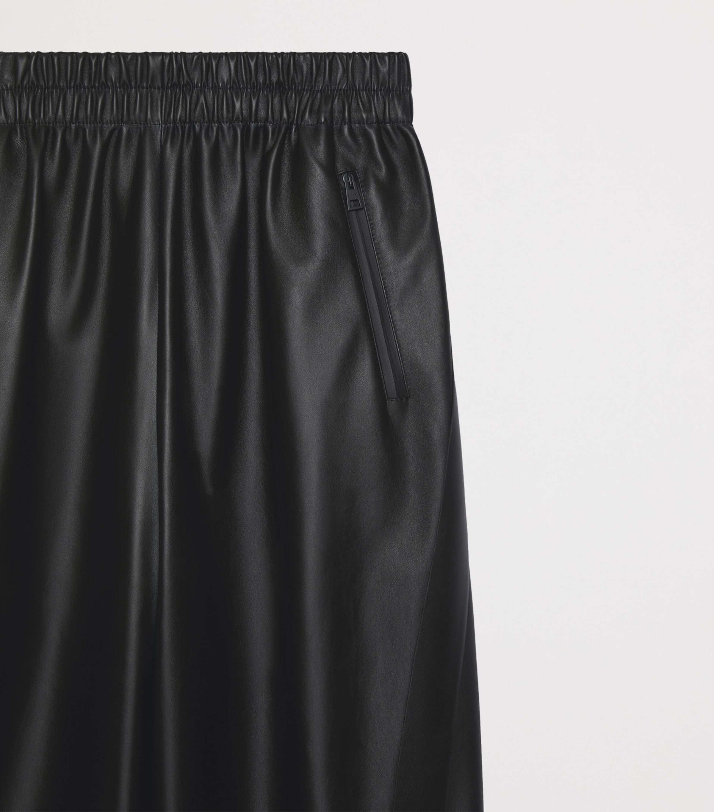Givenchy Womens Leather Elasticated Trousers Image 4